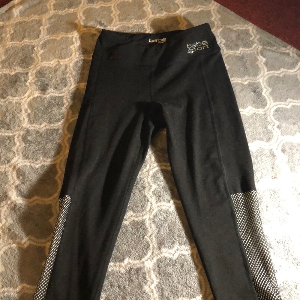 Bebe Sport Leggings (Black)